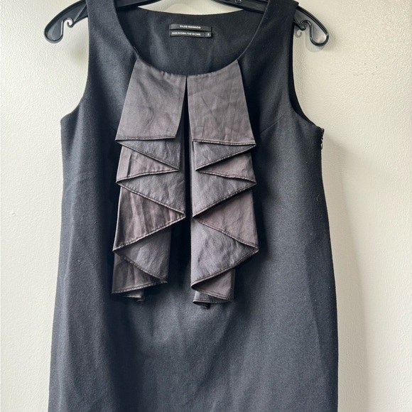 Club Monaco Sleeveless Ruffles Front Dress Size 2 - Picture 4 of 8